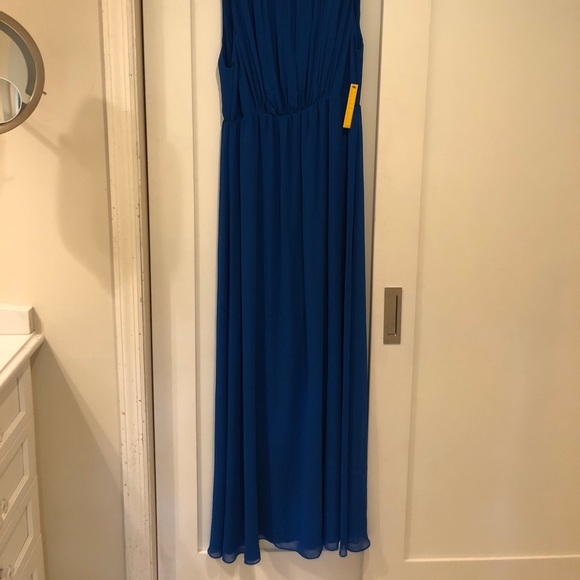 Alice + Olivia long cobalt blue dress - Picture 2 of 6